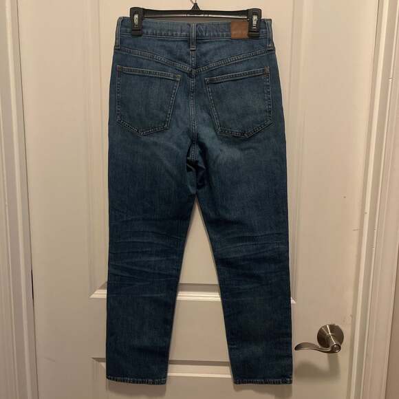 Madewell The Perfect Vintage Crop Jean Women's Size 26 Blue Buttons Fly GUC - Picture 6 of 8